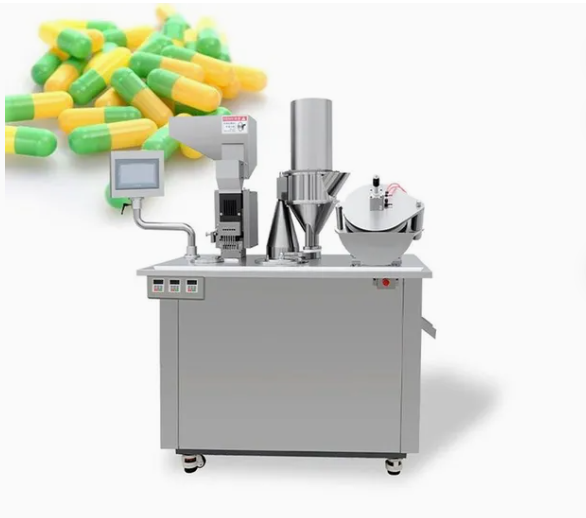 Small Semi Automatic Capsule Filling Machine Size 00-05 Gelatin Capsule Filler Machine
